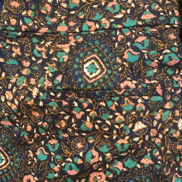 NWOT! J.CREW Navy Tropical Floral Ankle Crop Skimmer Trouser Pants 0 - Picture 2 of 9
